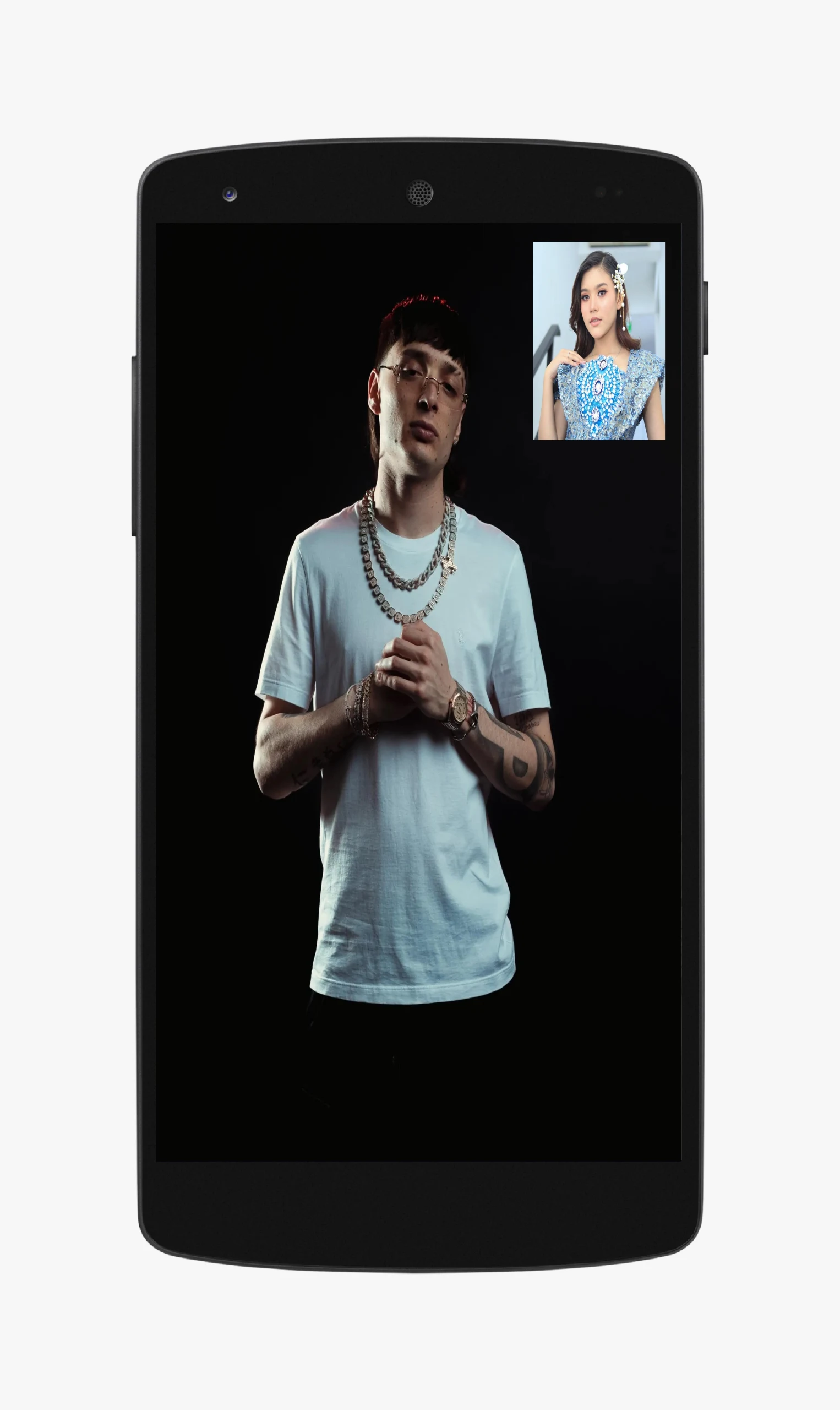 Peso Pluma Call Video and Chat screenshot