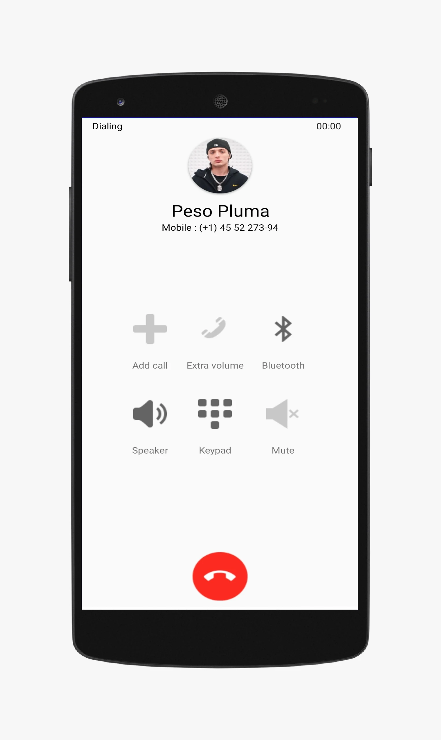 Peso Pluma Call Video and Chat screenshot